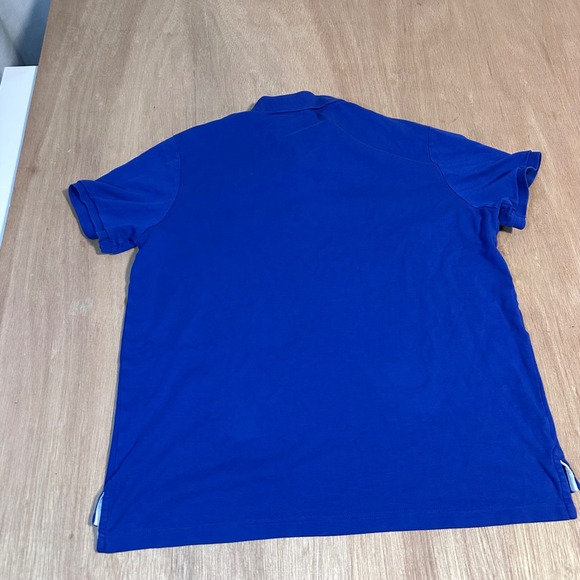 US Polo Assn Mens Royal Blue Luxurfeel Polo Shirt XL Short Sleeve Logo - Picture 7 of 8